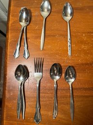 Onidea Delux Stainless - Set Of 9 - 8 Spoons And 1 Fork