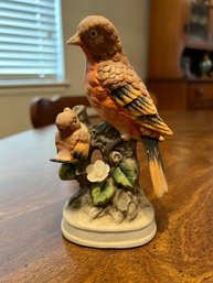 Hand Painted Bird Figurine