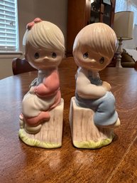 Boy And Girl Salt & Pepper Precious Moments Figurine