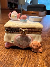 Precious Moments Hinged Jewelry Box