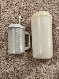 Freezette Juice Pitcher And Hospital Water Bottle With Straw