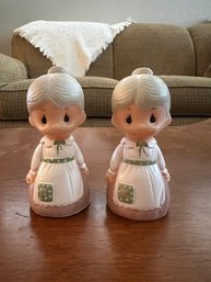 Precious Moments Plastic Granny Figurines