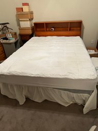 Queen Bedframe With Headboard And Mattress