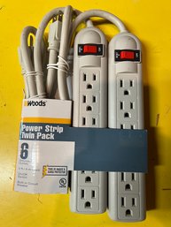 Set Of 2 NEW Power Strips