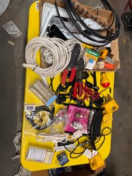 Lot Of Various Electrical Accessories, Wire Splicer Etc.