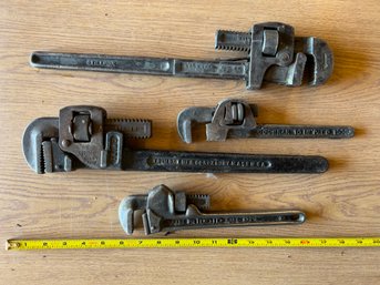Set Of 4 Cast Iron Wrenches