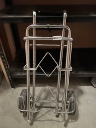 Metal Folding Rolling Luggage Cart