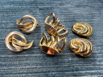 Lot Of 3 Heavier Clip-on Earrings