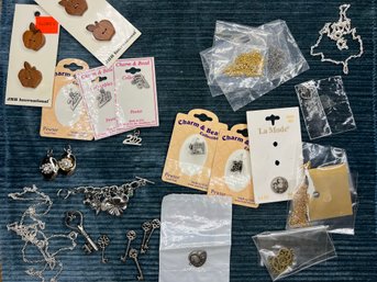 Lot Full Of Charms And Chains