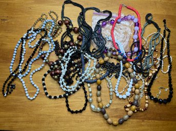 Lot Of Beaded Necklaces