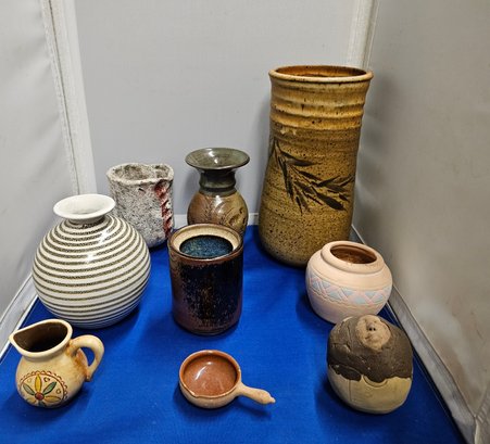 Lot 5-286 Pottery Lot Vases, And Some Smalls (TIR-2)