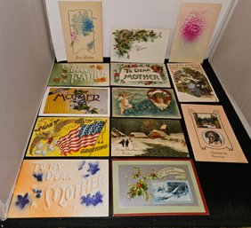 KN Lot 5-49 Antique Birthday, Holiday Baker's Dozen  (top 2-drawer)