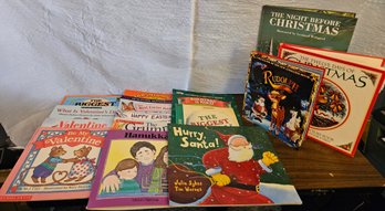 Lot 5-180 Children's Holiday Book Lot (wood Around Corner)