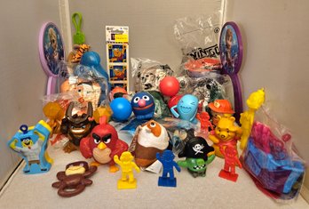Lot 5-393 McDonalds And Others?  Toys  Angry Bird, Pooh, (White Shelf 2)