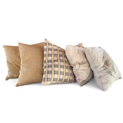 Grouping Of Throw Pillows With Down Inserts, 5 - 2 From West Elm