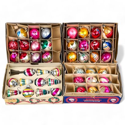Large Assortment Of Medium Globe Ornaments