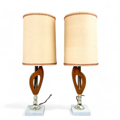 Mid Century Petite Table Lamps