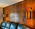 Mid Century Modern Walnut Living Room Sconces