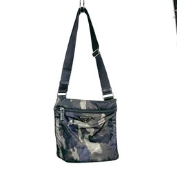 Prada Camo Pattern Cross Body Small Messenger Bag