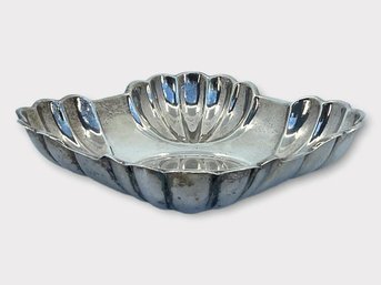 FB Rodgers Sterling Silver Scalloped Rim Dish