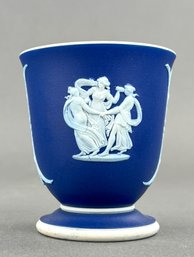 Antique Wedgwood Jasperware Cobalt Blue Cup