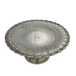 Antique Tiffany & Co. Sterling Silver Reticulated Cake Stand