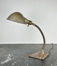 Antique Goose Neck Table Lamp