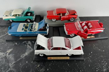 5 Vintage Chevrolet Model Cars