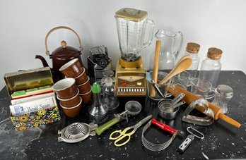 Large Vintage Kitchen Accessories Lot