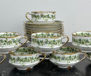 Theodore Haviland Limoges Tea Cups And Saucers John Wanamaker Paris