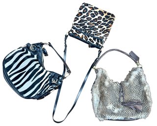 Handbag Selection, Animal Print And Hair