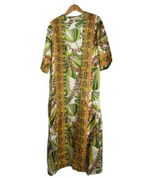 Phenomenal Pucci Style Caftan Built In Sleeveless Dress