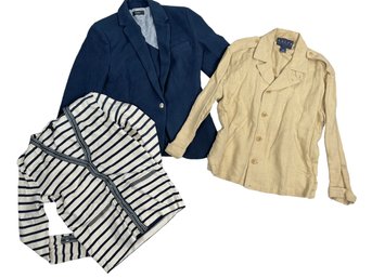 Theory, Ralph Lauren, J. Crew Womens Cover Up Or Jackets