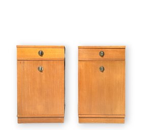 Mid Century Modern Night Stands, Pair