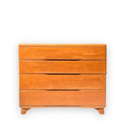 Mid Century Modern, Heywood Wakefield Style Four Drawer Chest Of Drawers