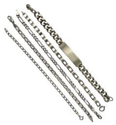 Five Sterling SIlver Men's Bracelets