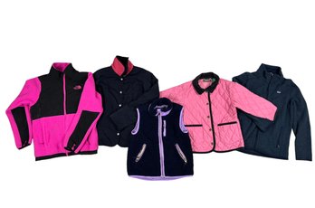 Girls Cold Wather Jackets And Vests Northface, J. Crew, Ll.bean, Land's End