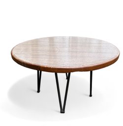 Mid Century Coffee Table With Hairpin Legs