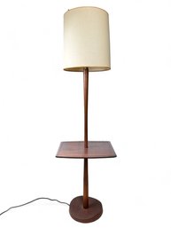 Vintage Mid Century Walnut Floor Lamp By Laurel