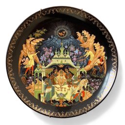 Six Vintage Russian Legends Porcelain Plates Limited Edition Collection