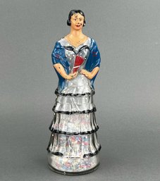 1950's Collectors Dalmau Hermanos Hand-Painted Figural Spanish Wine Bottle