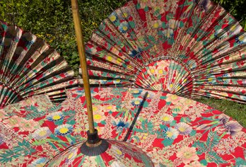 Old Vintage Parasols On Metal Tray - Design Inspiration