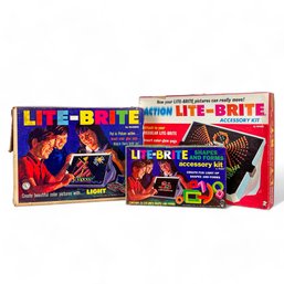 Lite-Brite With Two Accessories Kits