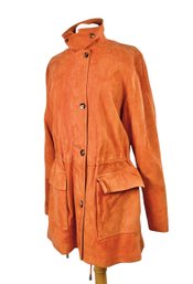 Loro Piano, Designer Womens Suede Field Jacket