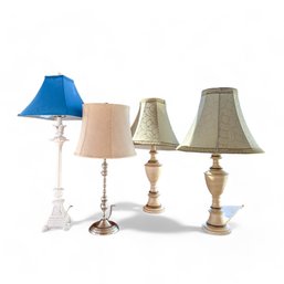 Four Table Lamps