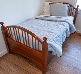 Twin Bed By Stanley, Linens And Mattress Included