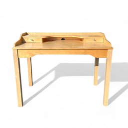 Modern Blonde Wood Desk