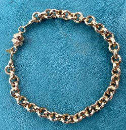 14K Gold Chain Link Bracelet