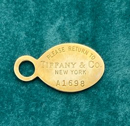 14K Gold Tiffany Tag