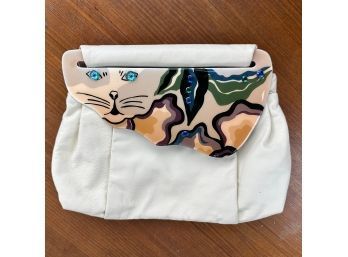 Vintage Patricia Smith Moon Bag - Cat Faces